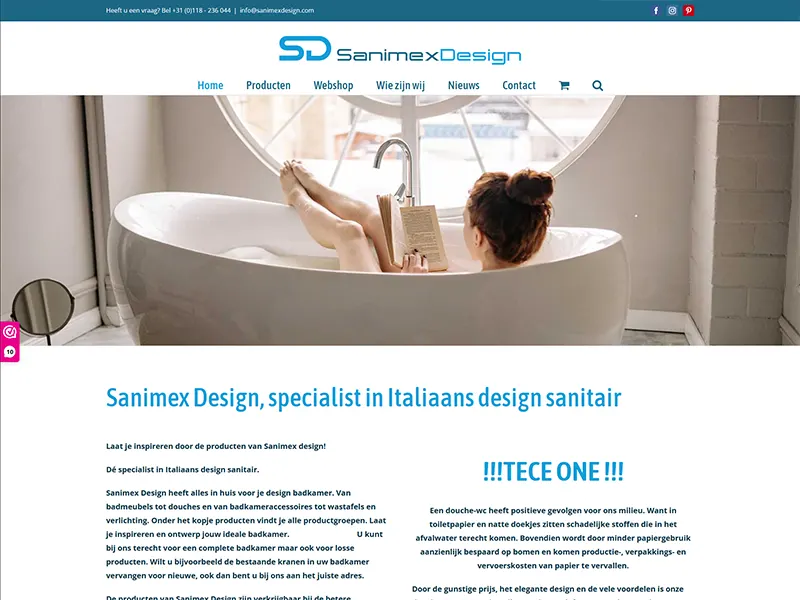 webshop sanimex design heinkenszand